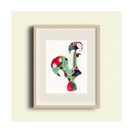 Rooster of Barcelos A4 Poster Original and traditional decoration