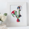 Rooster of Barcelos A4 Poster Original and traditional decoration