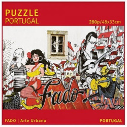 Puzzle street art fado Lisbonne Puzzle 280 pièces