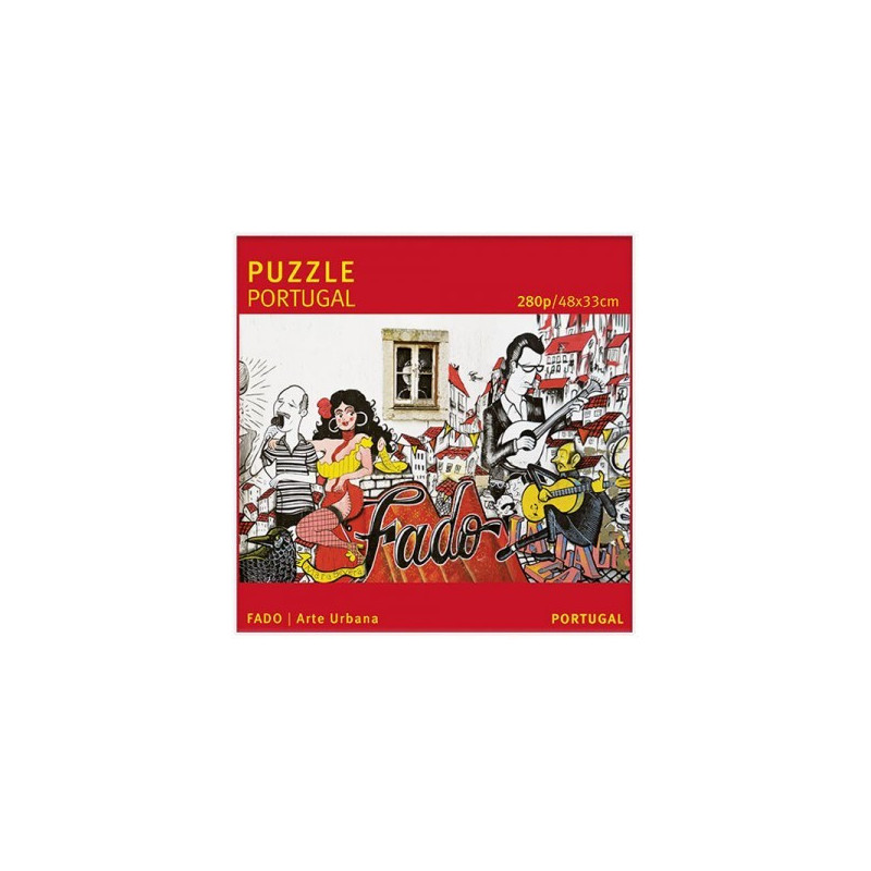 Puzzle street art fado Lisbonne Puzzle 280 pièces