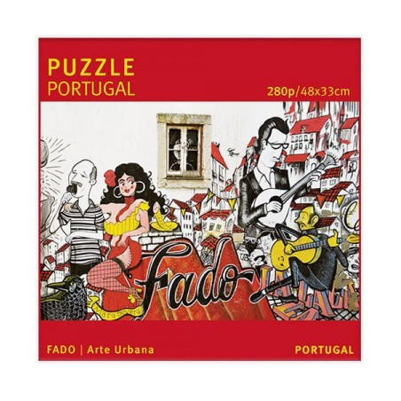 Puzzle street art fado Lisbonne Puzzle 280 pièces