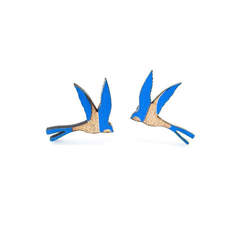 Blue Swallow Earrings Blue Swallow Earrings