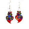 Boucles d'oreilles Coeur de Viana 1 Portugal In Box
