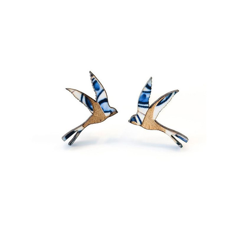 Swallows Azulejos Earrings 6 Swallows Azulejos Earrings 6
