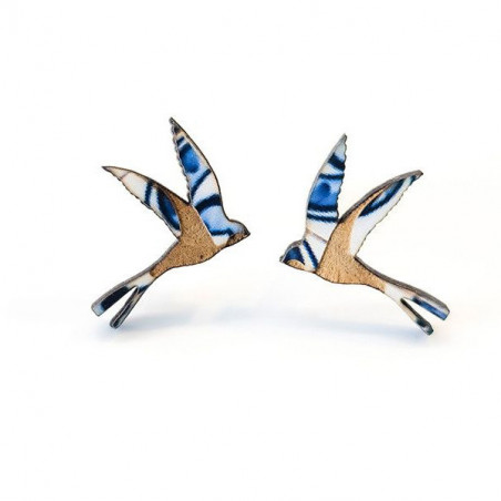 Swallows Azulejos Earrings 6