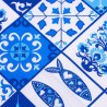 Blue Azulejos Tablecloth 150*200