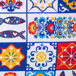 Nappe Azulejos Multilocole Portugal In Box