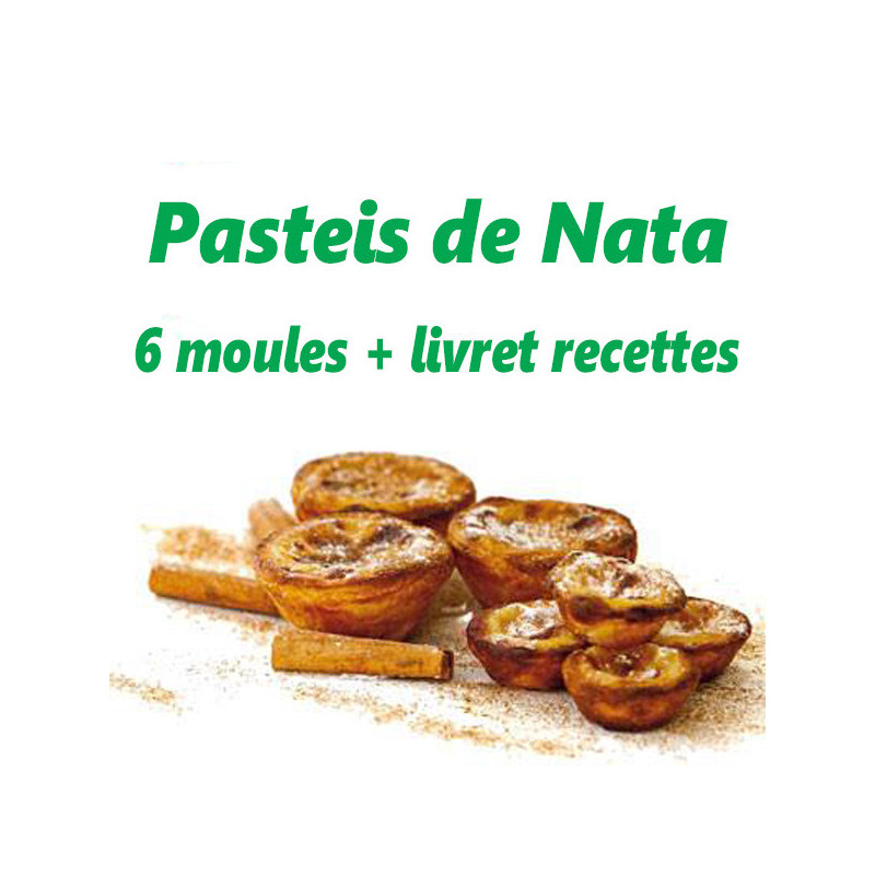 Coffret 6 moules pour "Pasteis de Natas" Portugal Coffret 6 moules pour "Pasteis de Natas" Portugal