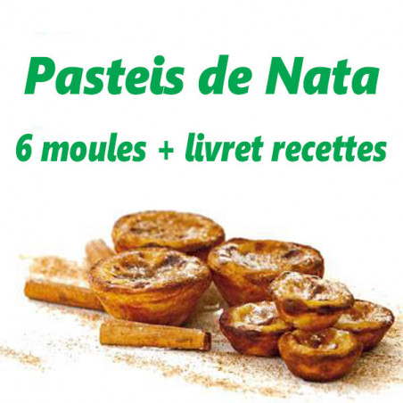 Box of 6 molds Pasteis de Natas Portugal In Box