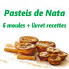 Coffret 6 moules pour "Pasteis de Natas" Portugal