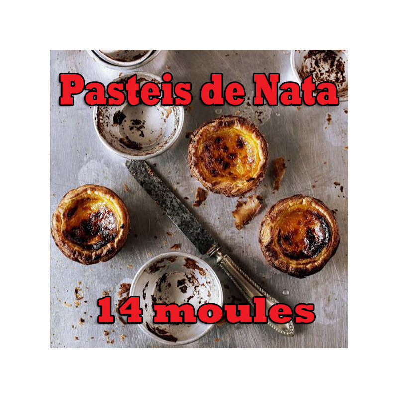14 molds Pasteis de Natas Portugal In Box 14 molds Pasteis de Natas Portugal In Box