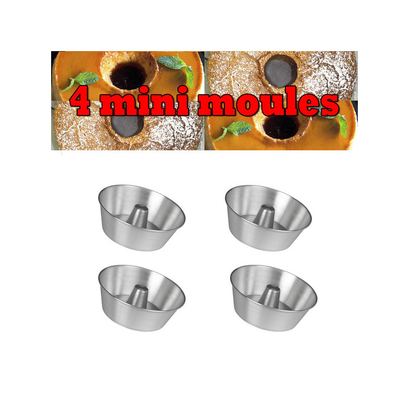 Pack 4 Mini Moules Pão de Ló et Molotof Portugal In Box Pack 4 Mini Moules Pão de Ló et Molotof Portugal In Box