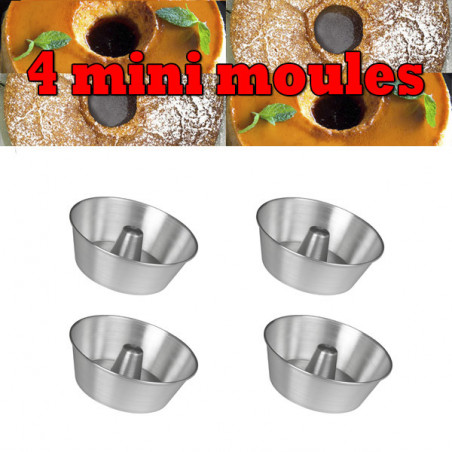 Pack 4 Mini Moules Pão de Ló et Molotof Portugal In Box