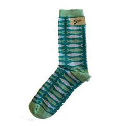 Pudim Green Fish Socks 39/45