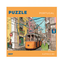 Puzzle Lisbonne tramway BD Portugal