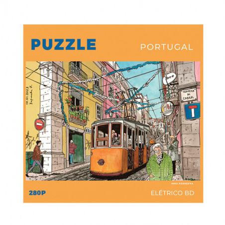 Puzzle Lisbonne tramway BD Portugal