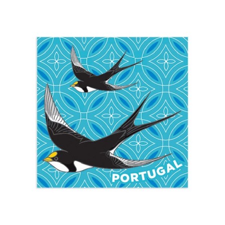 Andorinha Portugal Magnet 4x4 - Symbol of Luck & Saudade