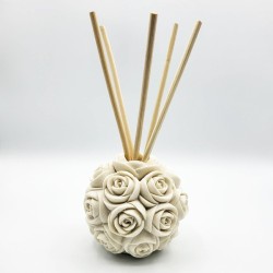 Manulena : White Roses Diffuser - Portuguese Craftsmanship