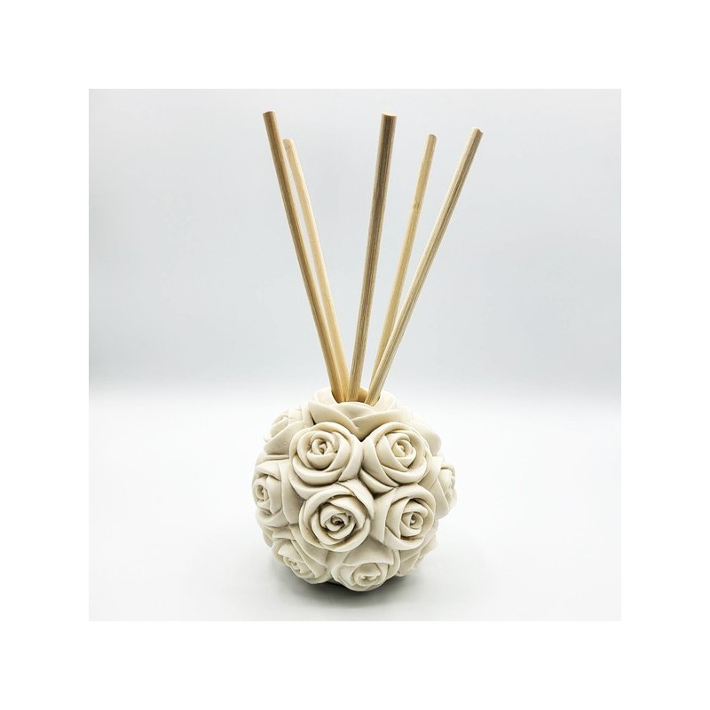 Manulena : White Roses Diffuser - Portuguese Craftsmanship