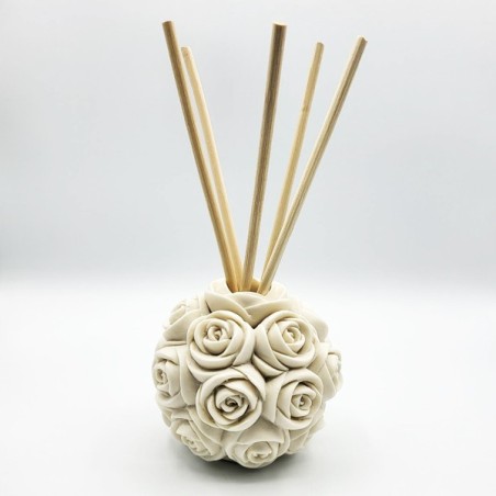 Manulena : White Roses Diffuser - Portuguese Craftsmanship