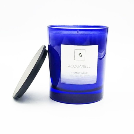 Bougie Manulena Acquarell Mystic Wave - Parfum Océanique Luxe