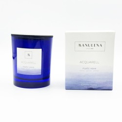 Bougie Manulena Acquarell Mystic Wave - Parfum Océanique Luxe