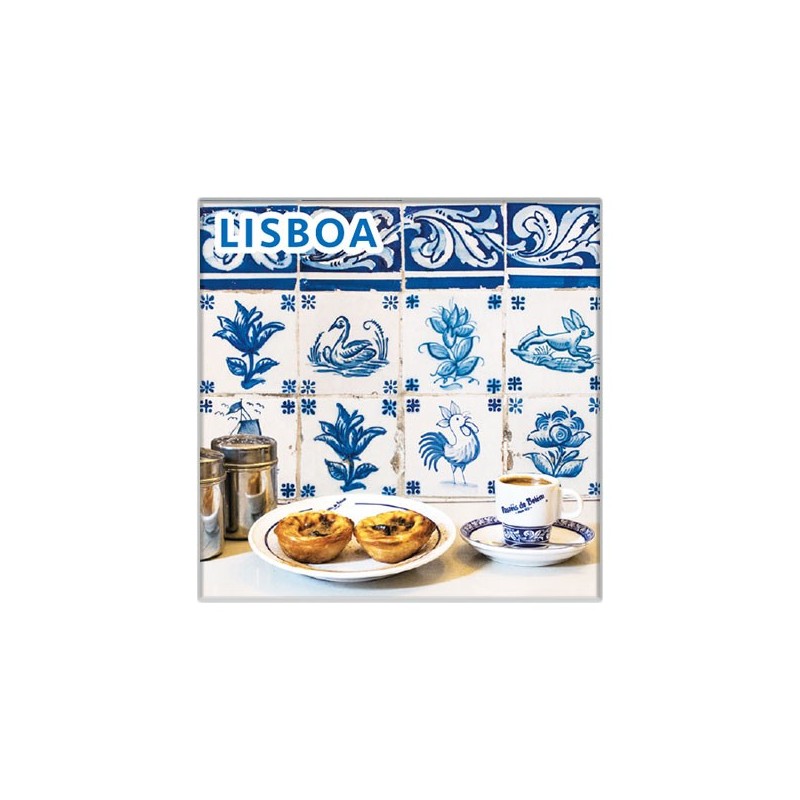 Magnet Portugal Lisboa - Idée Cadeau Originale Azulejos & Pastel de Nata