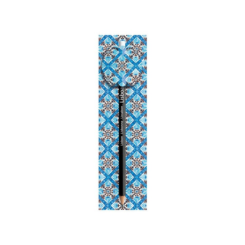 Azulejo Stationery Duo - Portugal Bookmark and Pencil