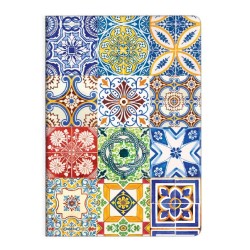 A6 Mix Azulejos Portugal Notebook | Traditional Mosaic & Elegance
